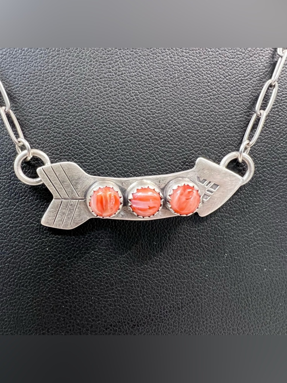 Native American Arrow Bar Necklace - Picture 3 of 6